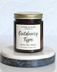 Outdoorsy Type Candle – Bergamot, Jasmine & Leather