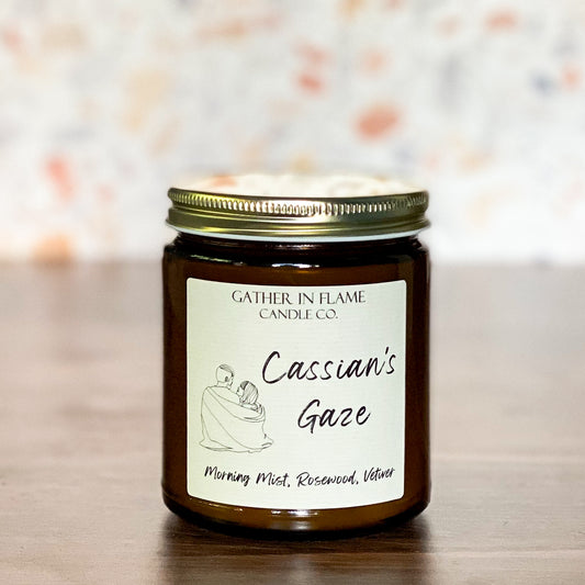 Cassian's Gaze Coconut Wax, X-Wooden Wick Candle