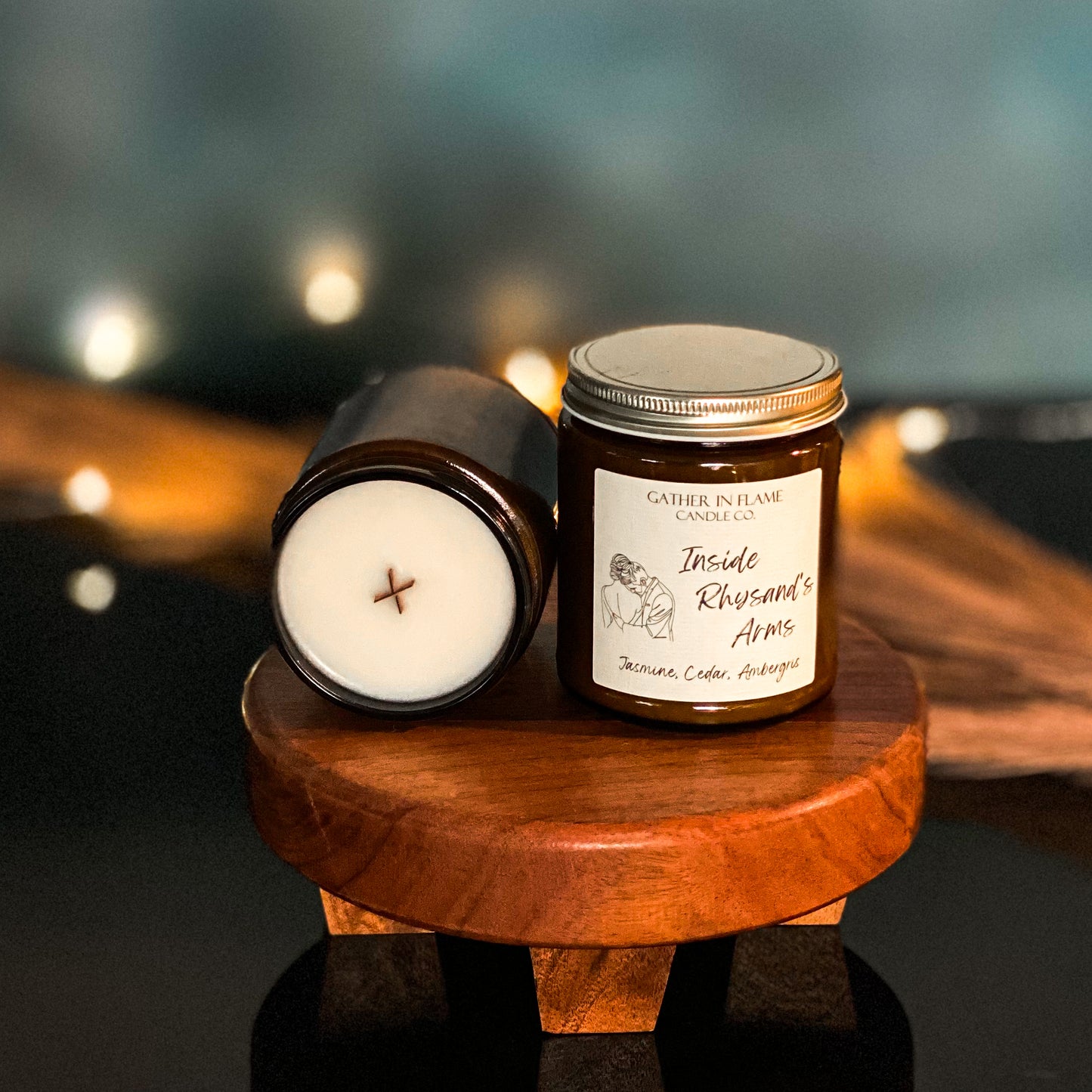 Inside Rhysand's Arm Coconut Wax, X-Wooden Wick Candle