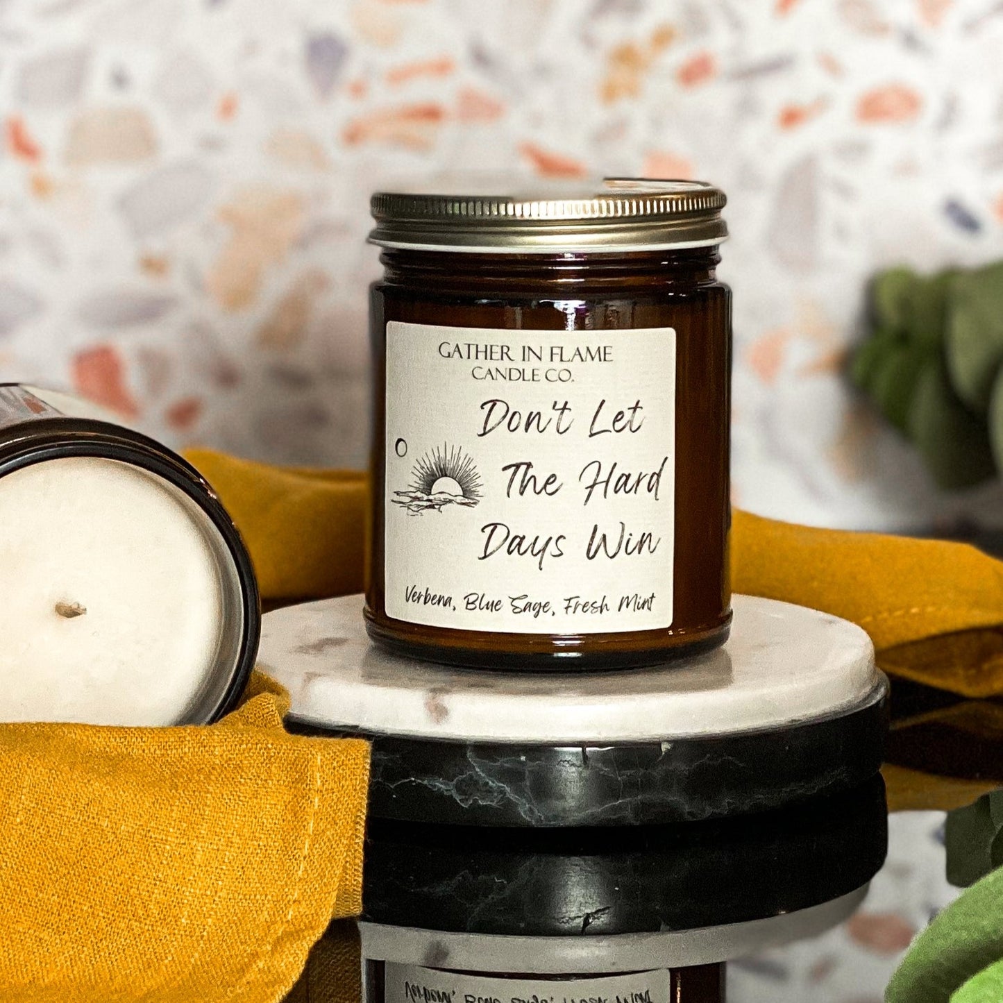 Don't Let the Hard Days Win Coconut Wax Candle