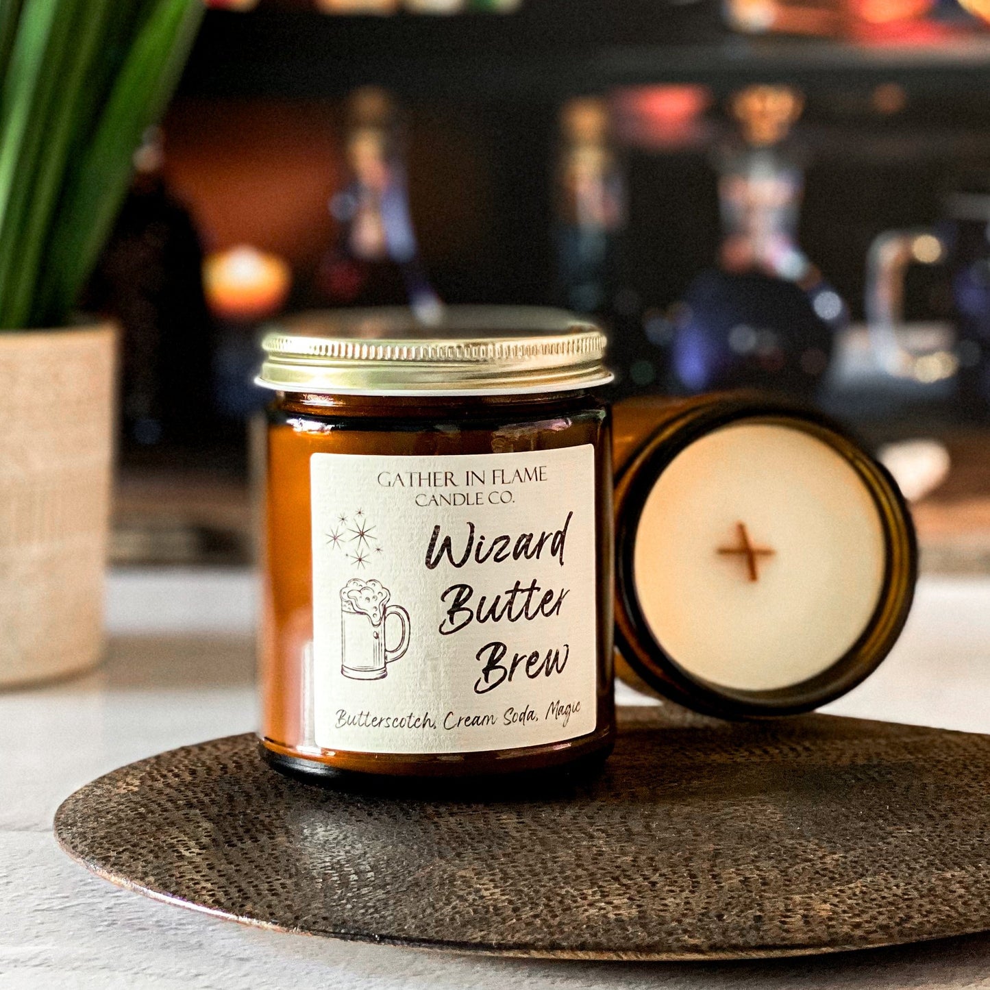 Wizard Butter Brew Candle