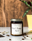 Fueled by Books and Coffee Candle – Coffee & Maple Cream