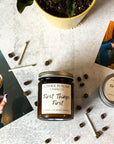 Fueled by Books and Coffee Candle – Coffee & Maple Cream