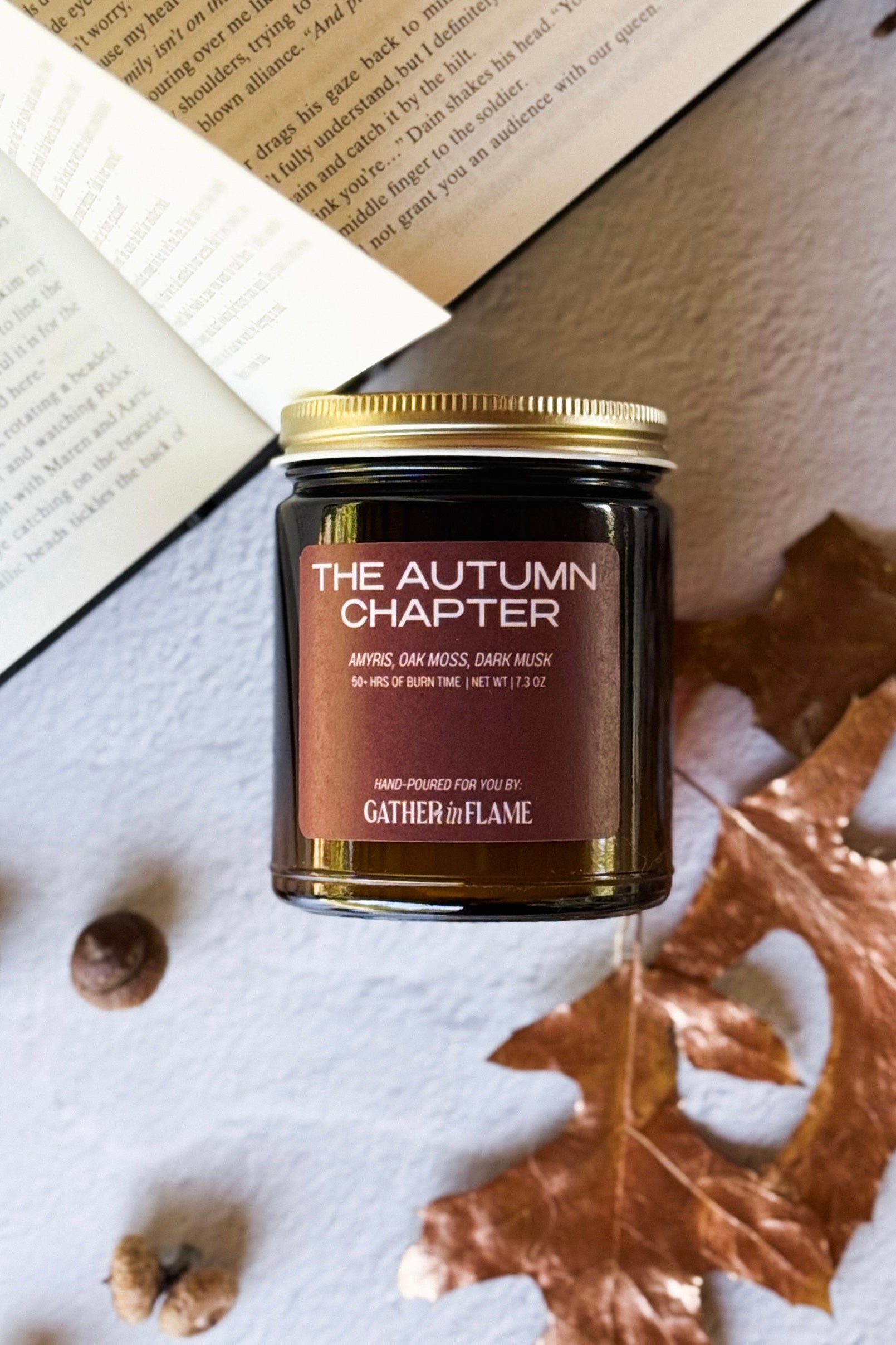 Cozy Core Fall Candle Collection - Luxury Coconut Wax + Crackling Wood Wick