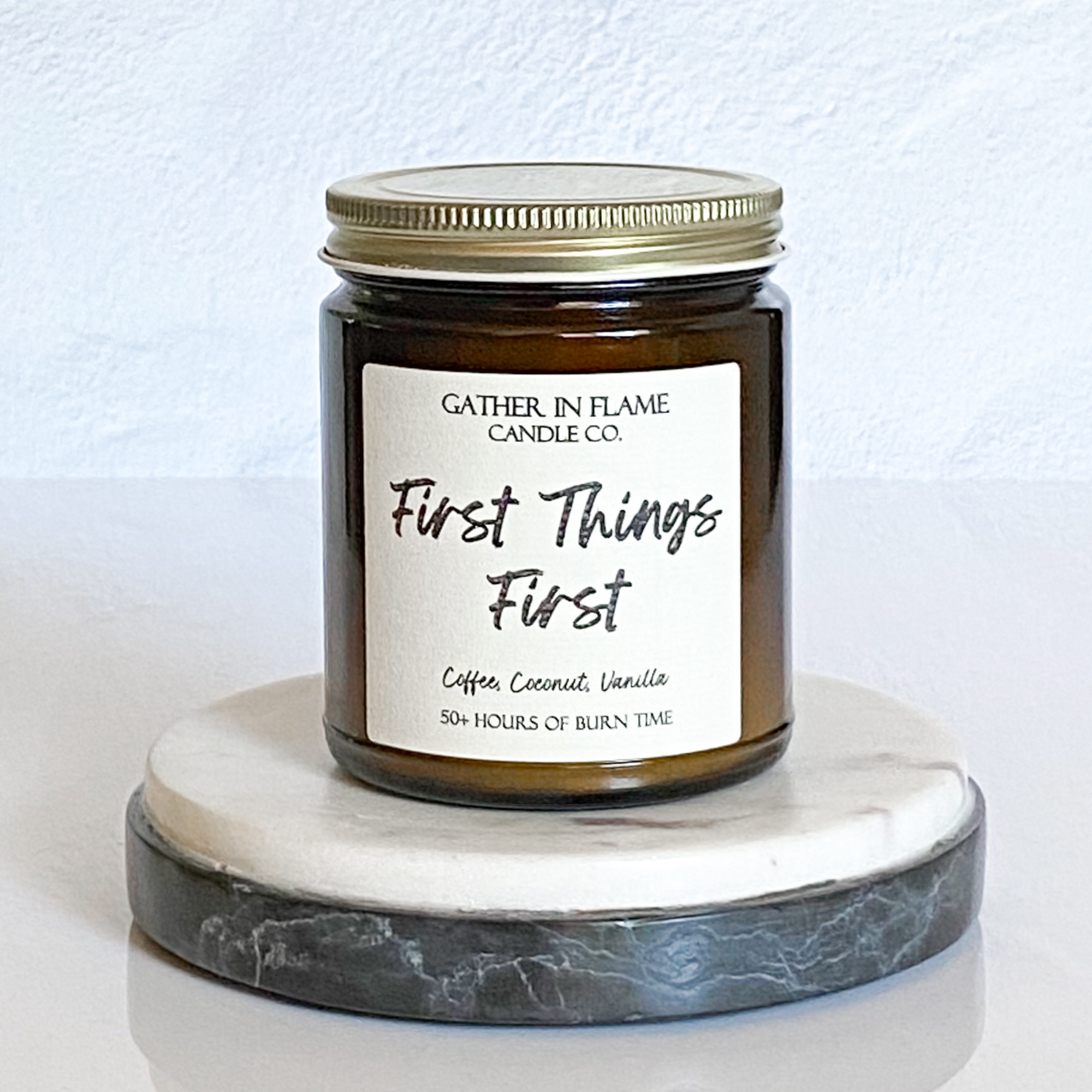 Fueled by Books and Coffee Candle – Coffee &amp; Maple Cream