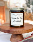 Home for the Holidays – Orange Peel, Cinnamon & Pine Fall Candle (Coconut Wax + Wood Wick)