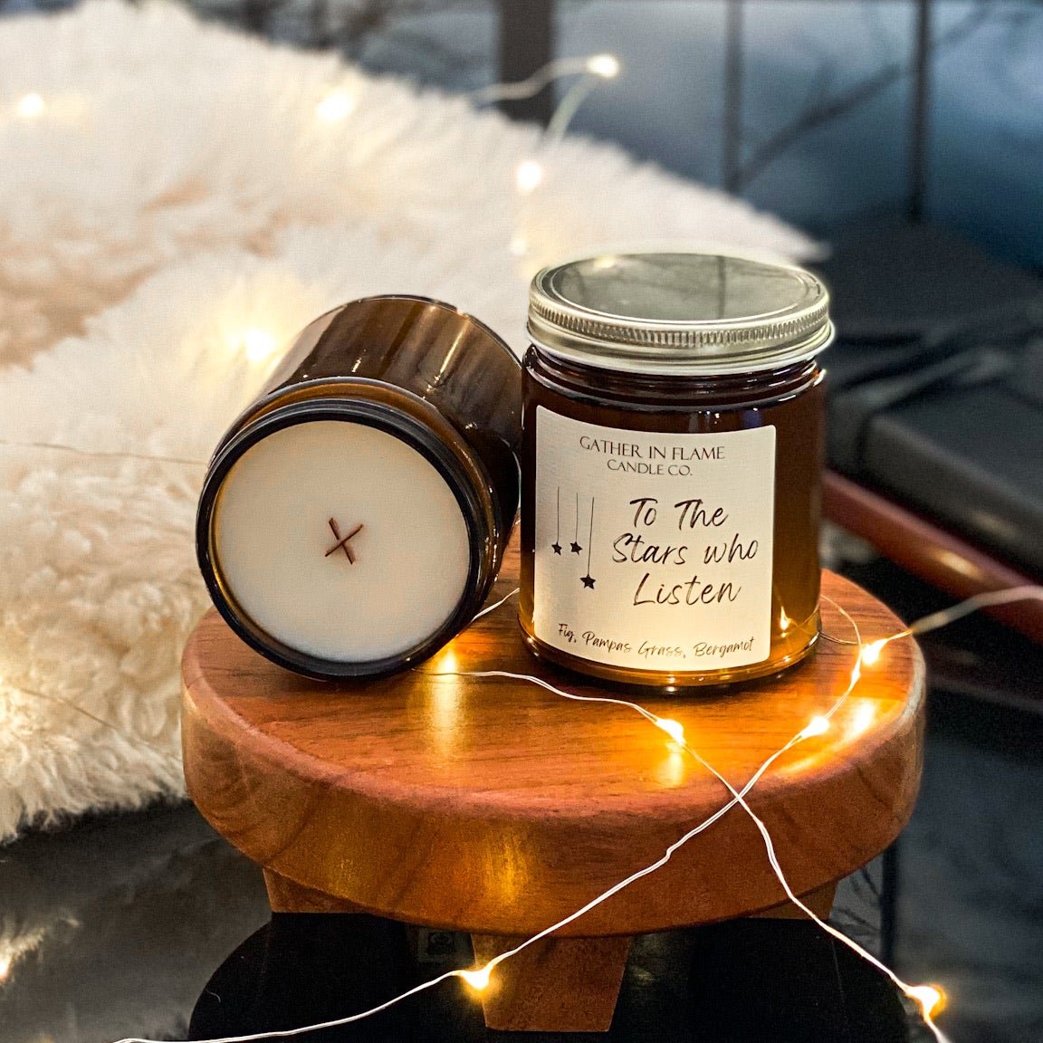 To The Stars Who Listen Coconut Wax, X-Wooden Wick Candle