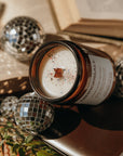 Mirrorball – Pink Pepper, Neroli & Smoky Tobacco Candle (Coconut Wax + Crackling Wood Wick)