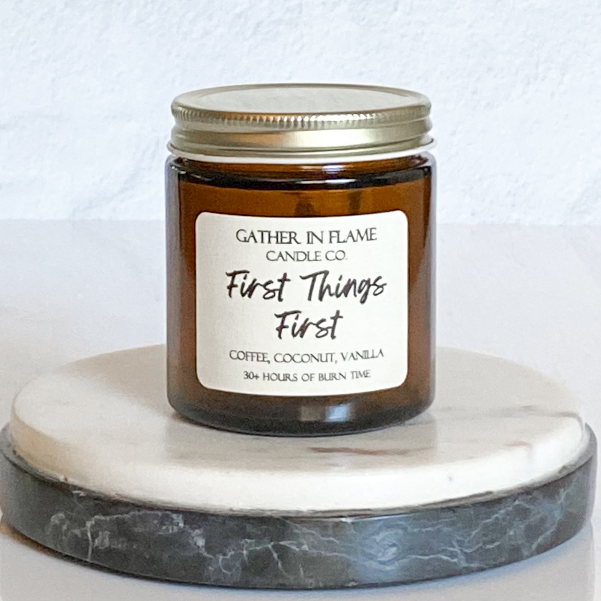 Fueled by Books and Coffee Candle – Coffee &amp; Maple Cream