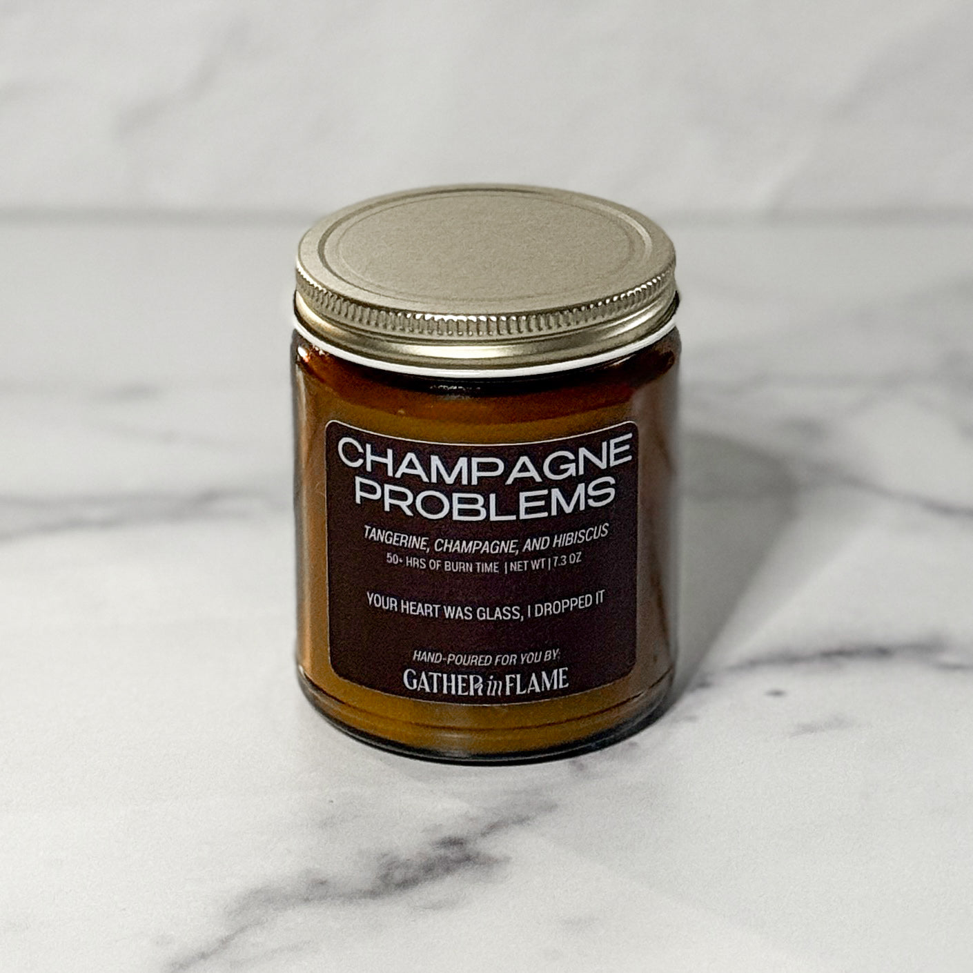 Taylor Swift Candle – Champagne Problems – Gather in Flame Candle Co.