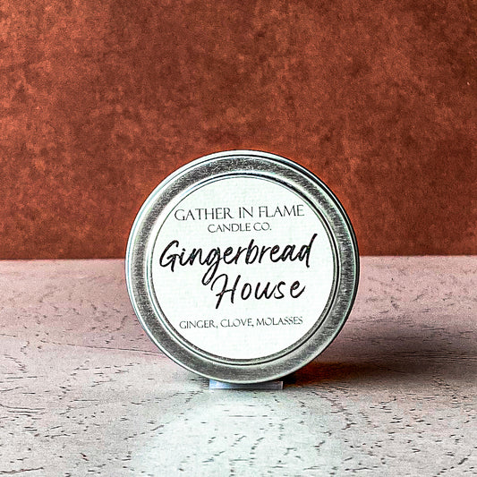 Gingerbread House Candle