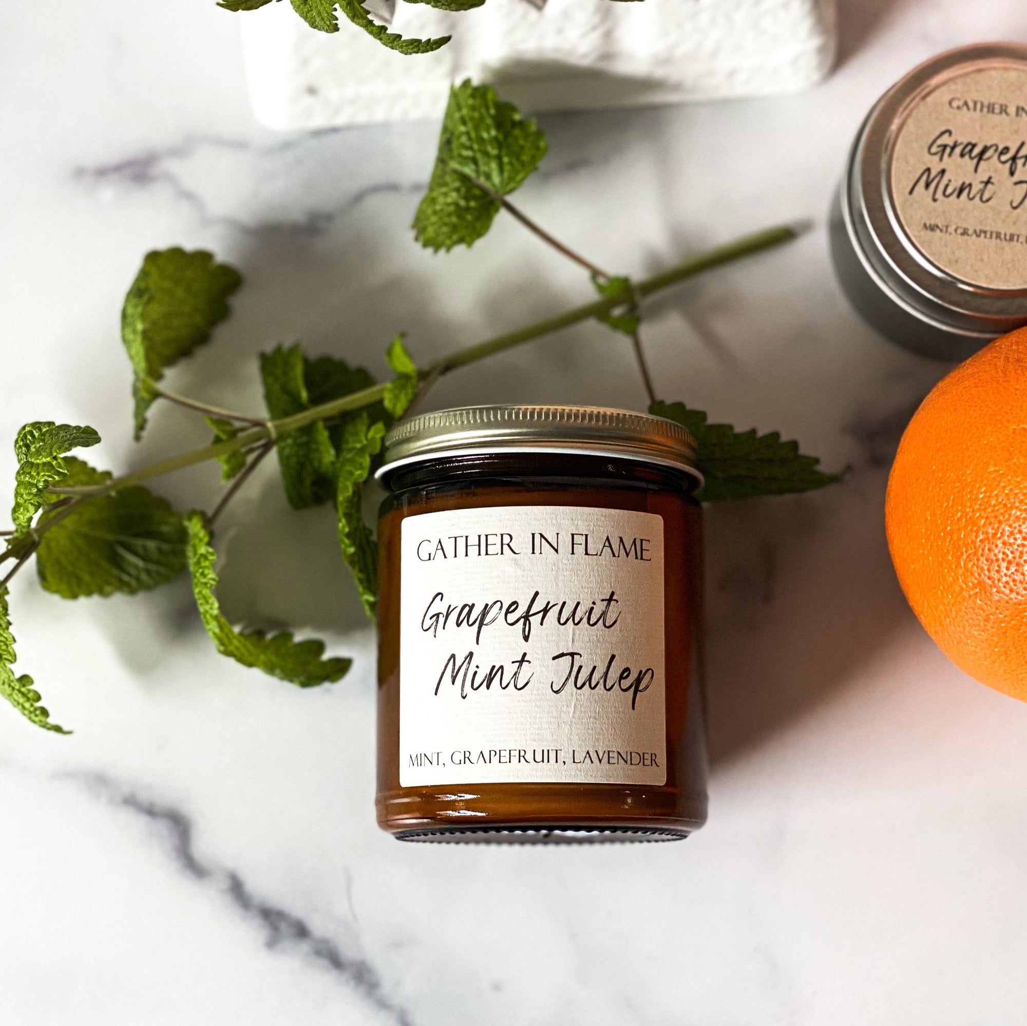 Grapefruit Mint Julep Candle ©️