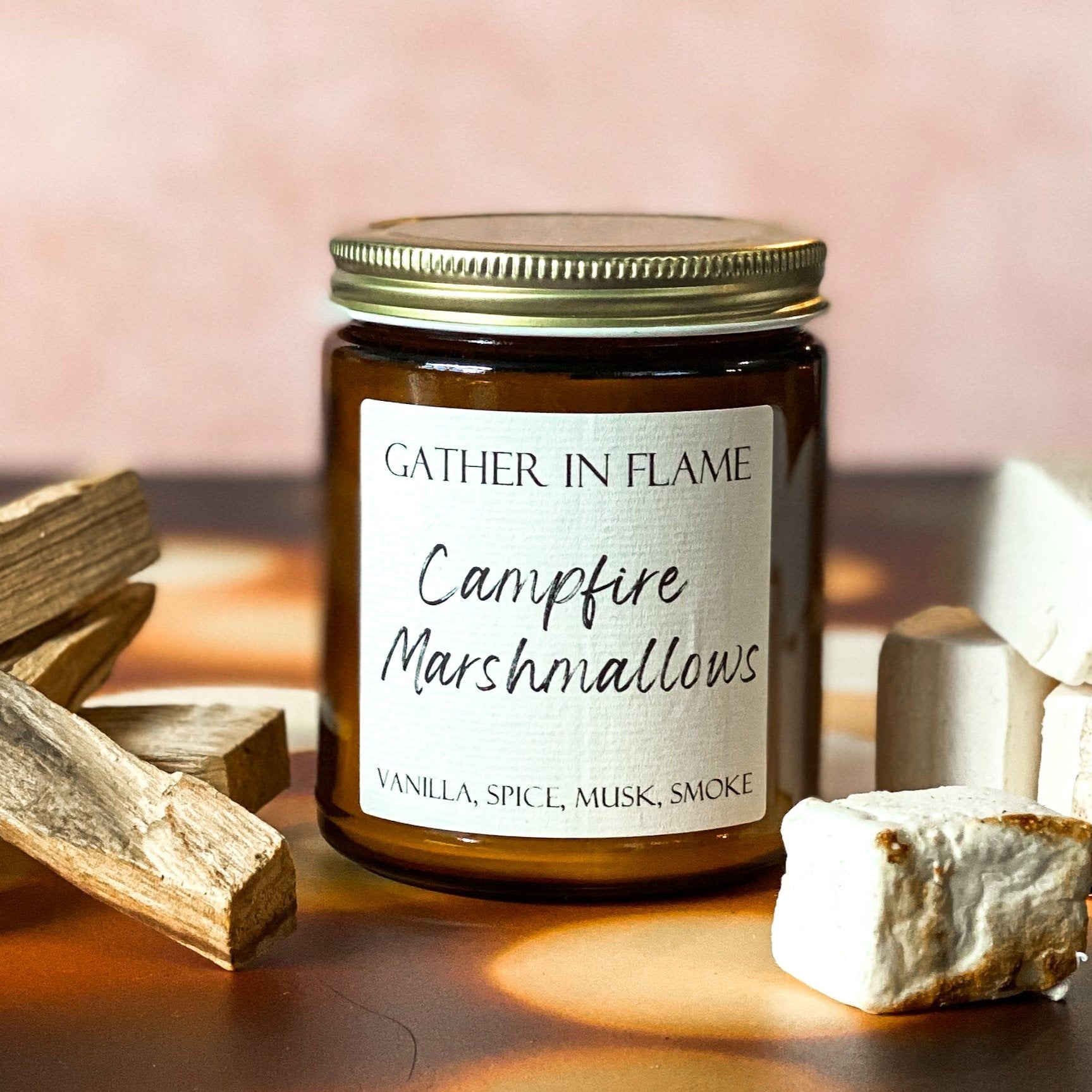 Campfire Marshmallows Candle ©️
