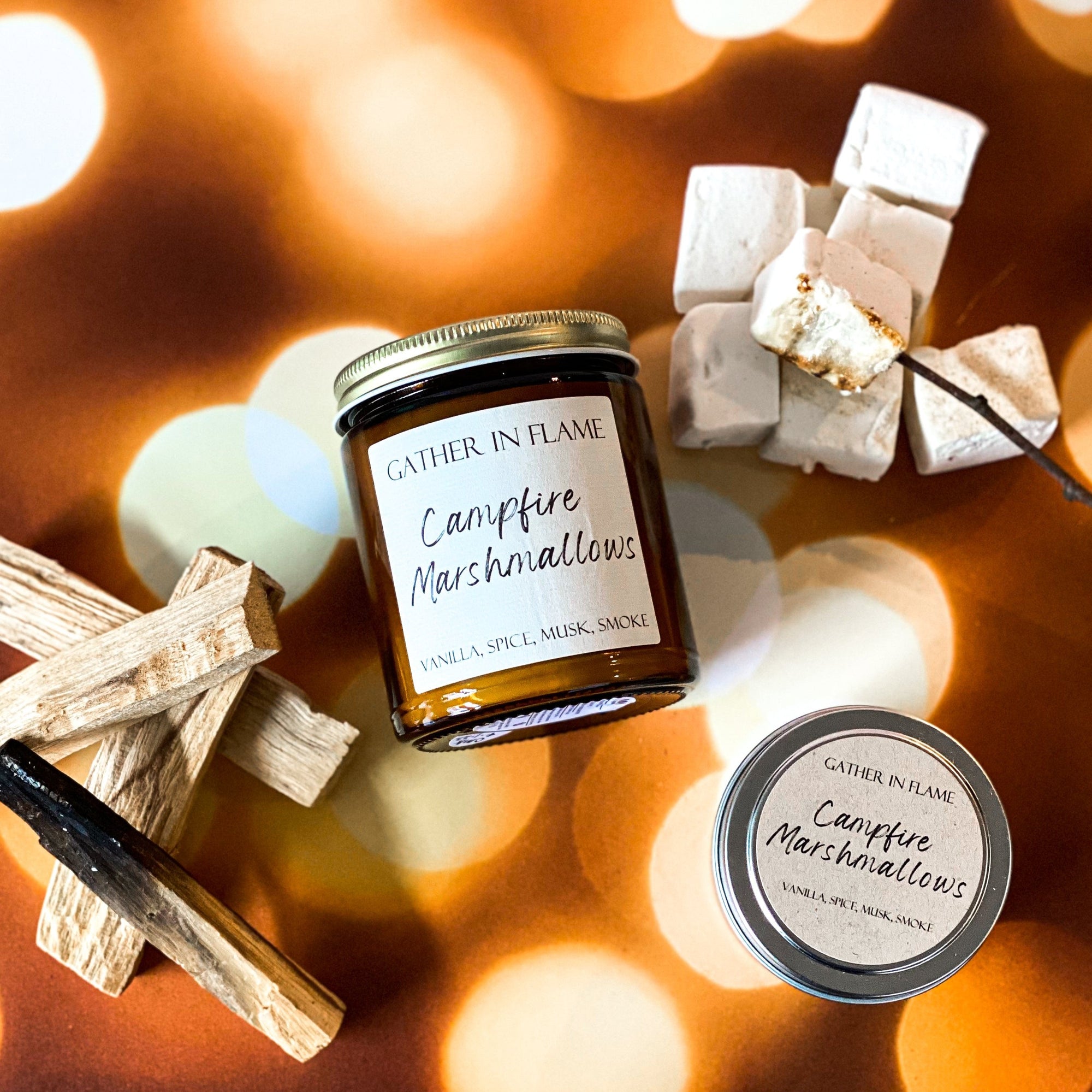 Campfire Marshmallows Candle ©️