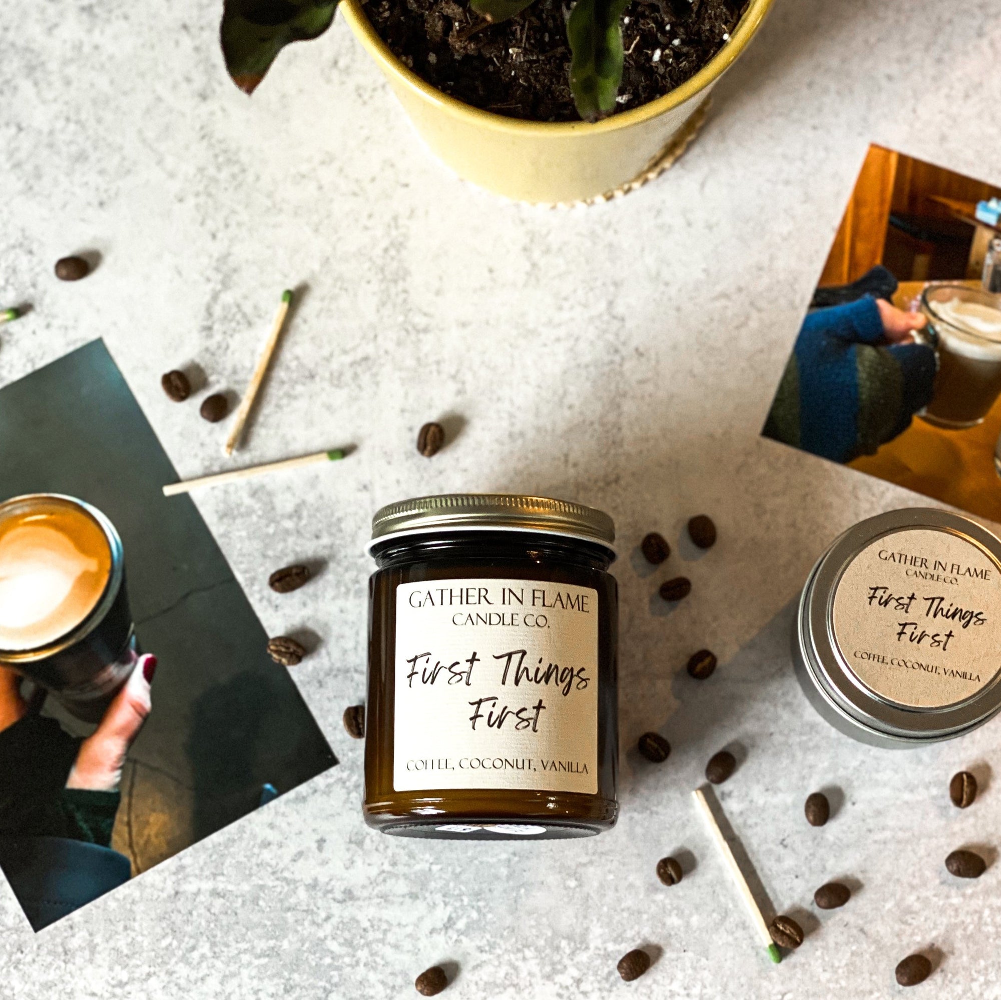 Fueled by Books and Coffee Candle – Coffee &amp; Maple Cream