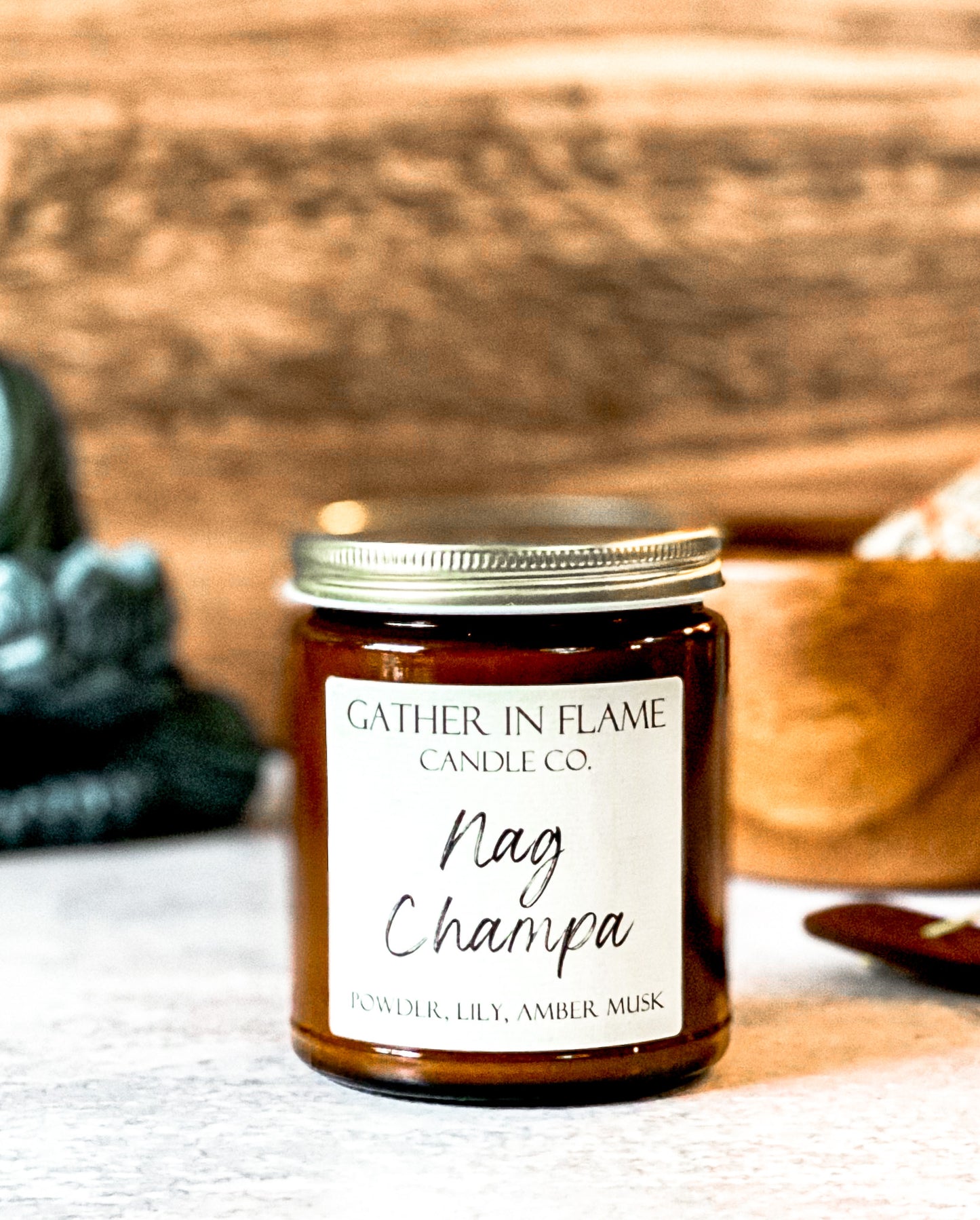 Nag Champa Scented Soy Candle – The Canary's Nest Candle Company