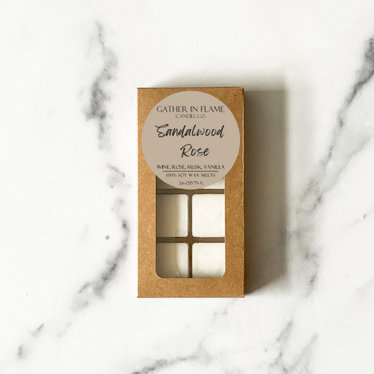 Sandalwood Rose Soy Wax Melts